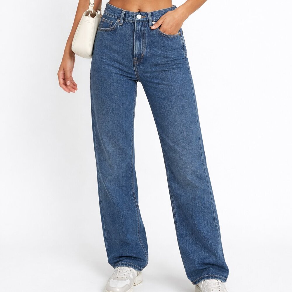 Aritiza Sun·deh High Rise Wide Leg Jeans | Size 0